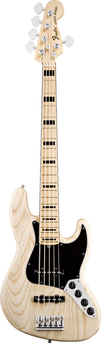 American Deluxe Jazz Bass V Ash