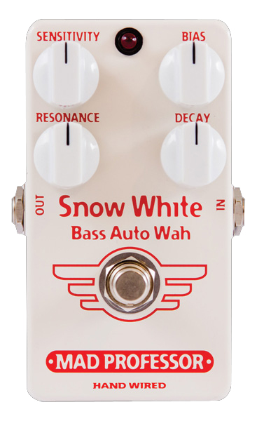 Snow White Bass Auto Wah Hand Wired
