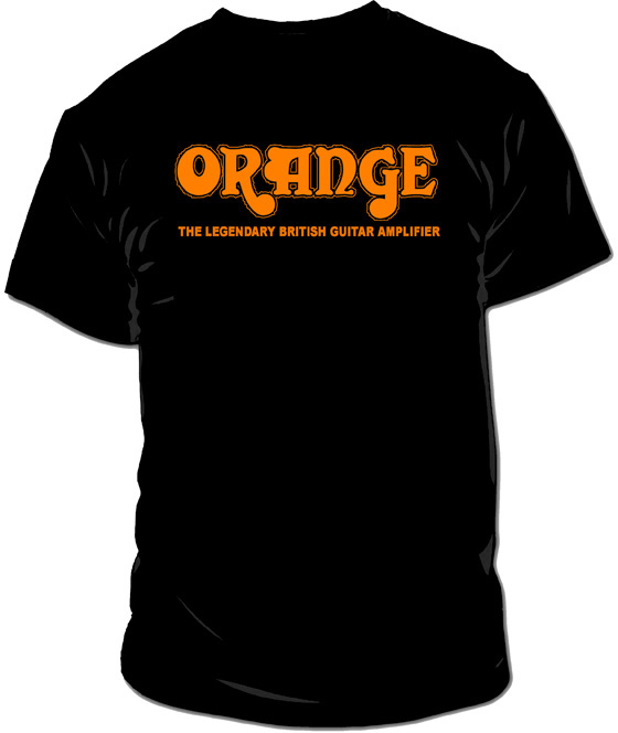 T-Shirt Orange Amps Large