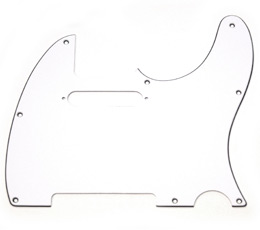 Fender Pickguard Telecaster 8 trous White