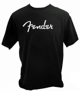 Fender Spaghetti Logo T-Shirt Black M