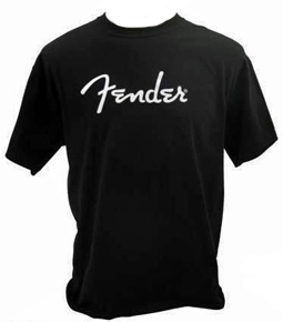 Fender Spaghetti Logo T-Shirt Black XL
