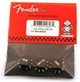 Fender Boutons Strat Volume/Tone/Tone