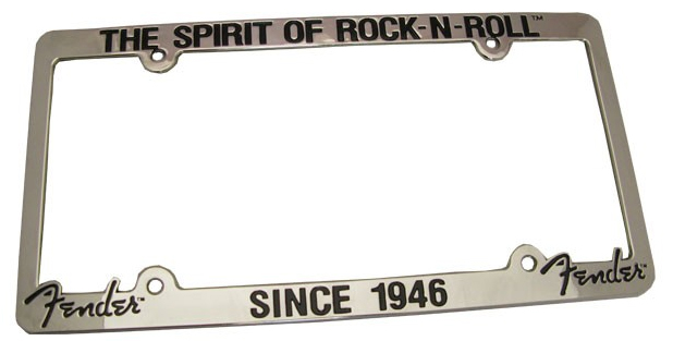 Fender License Plate Frame