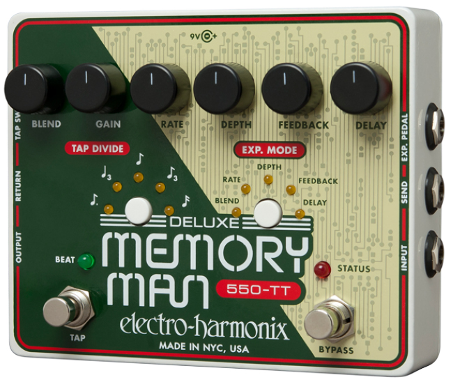 Deluxe Memory Man Tap Tempo 550 ms