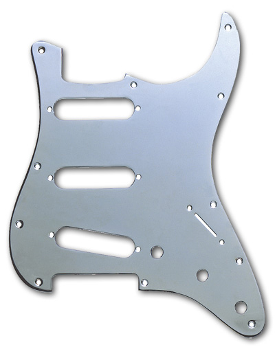 Fender Pickguard Stratocaster Polished Chrome