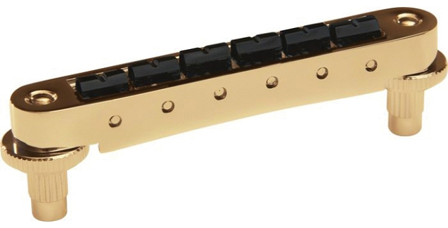 Graphtech ResoMax NV2 Tune-O-Matic Bridge 4mm Gold