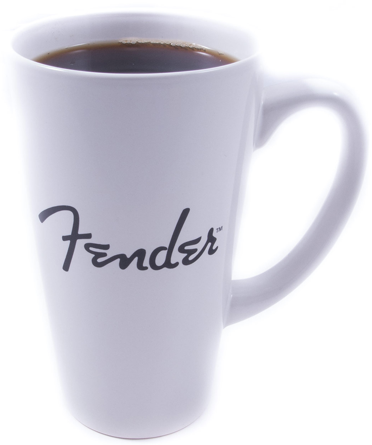 Fender Latte Mug 16 oz White