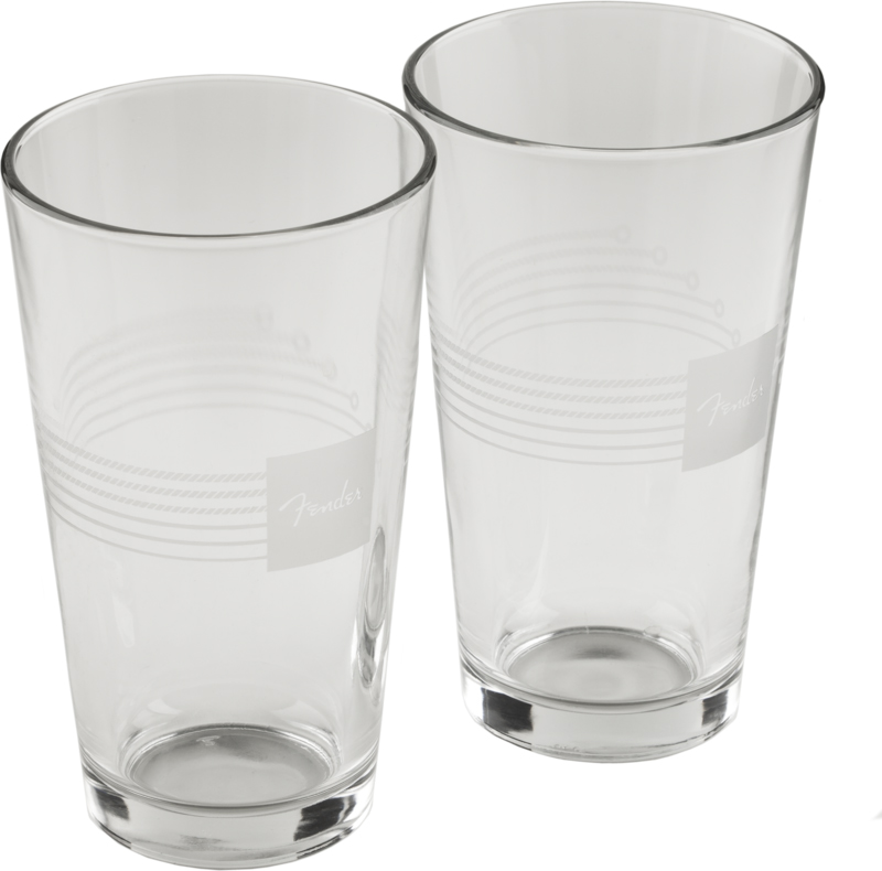 Fender Pint Glasses 16 oz x2