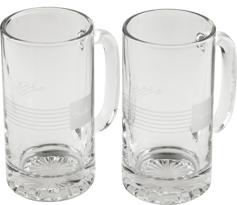 Fender Beer Glasses 16 oz x2