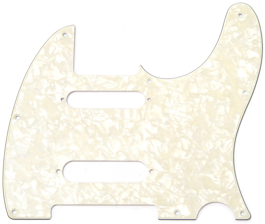 Fender Pickguard Nashville Series Tele White Moto