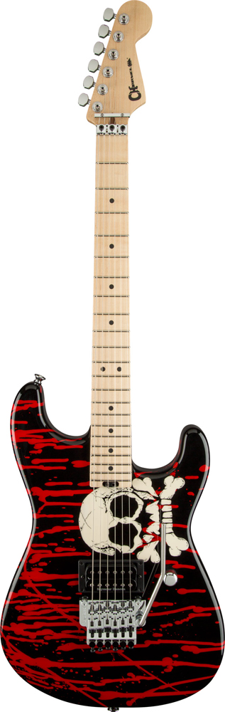 Warren DeMartini Signature Blood And Skull Pro Mod